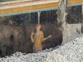 イタリア・ポンペイ遺跡で見つかった宴会場と壁に描かれたフレスコ画。ポンペイ遺跡公園提供（2024年4月11日公開）。(c)AFP PHOTO / Parco Archeologico di Pompei press office
