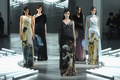 米ニューヨーク市内で発表された「ロダルテ（Rodarte）」14/15年秋冬コレクション（2014年2月11日撮影）。(c)AFP/Getty Images/Slaven Vlasic