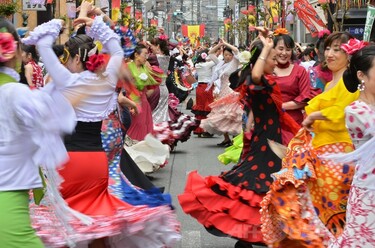 フラメンコ 壮観！総勢500人のフラメンコ 東京・立川市 写真8枚 国際ニュース