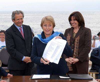 チリ領海がクジラの禁漁区に