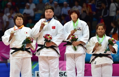 稲森、柔道女子78キロ超級決勝で敗れ銀 アジア大会