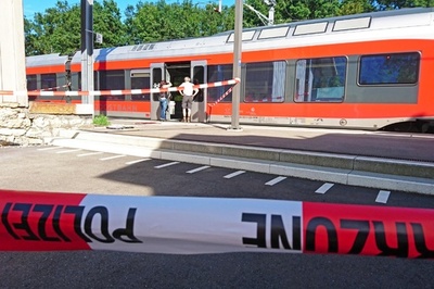 スイス列車内で男が放火、乗客を刃物で襲う 6人重軽傷