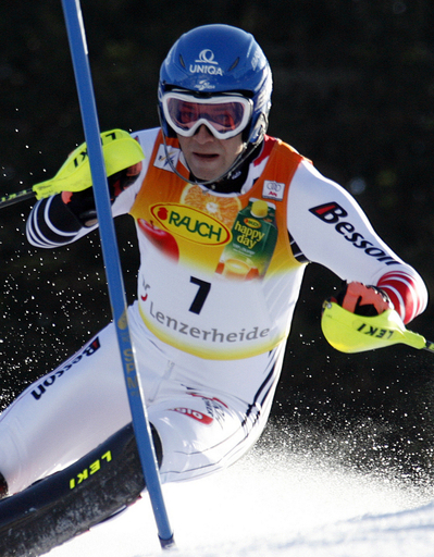 ＜06-07アルペンスキーW杯＞男子回転・最終第10戦、ライヒ 1本目で首位に立つ - スイス