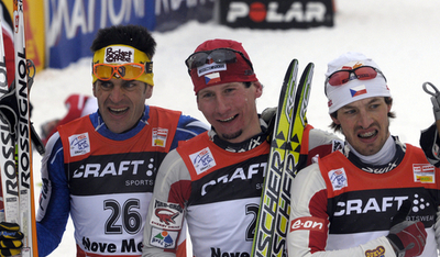 バウアー 男子ツール・ド・スキー第4ステージを制す