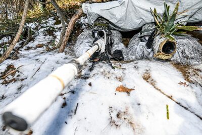 韓国海兵隊捜索隊、海抜1407m・氷点下20度の「雪寒地訓練」