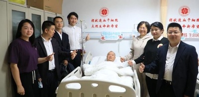 中国湖南省の男性 造血幹細胞提供のため4カ月で10キロ減量