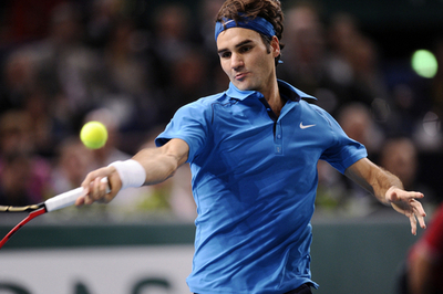 フェデラーとツォンガが決勝進出、パリ・マスターズ