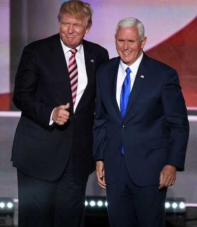 米共和党大会、副大統領候補の指名をペンス氏が受諾