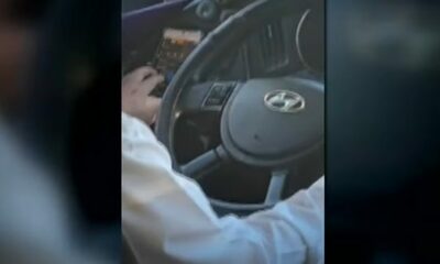 走行中の高速バス運転手が「違法賭博」操作か…韓国・満員の出勤バス、携帯操作に乗客騒然