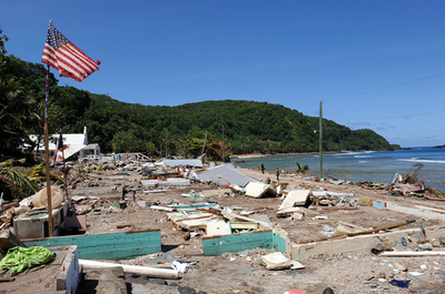 サモア諸島沖地震は「ドミノ地震」だった、ネイチャー