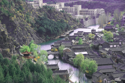 北京の景勝地「古北水鎮」 室外部分の一般開放を再開 中国