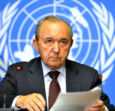 ガザ紛争報告書支持の決議案採択、国連人権理事会