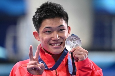 17歳玉井陸斗が男子高飛び込みで銀メダル  パリ五輪