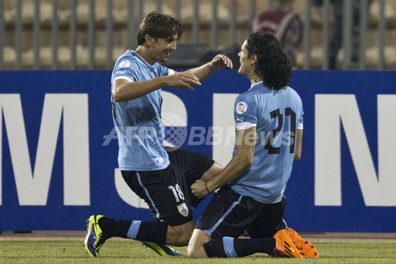 ウルグアイ、5発でヨルダンに大勝 W杯大陸間プレーオフ