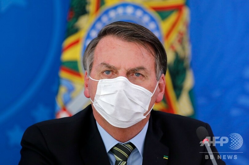 ブラジル大統領、コロナ陰性に 感染判明から2週間余り