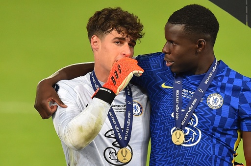 チェルシーがUEFAスーパー杯優勝、PK戦で控えGKケパ殊勲 写真13枚 国際