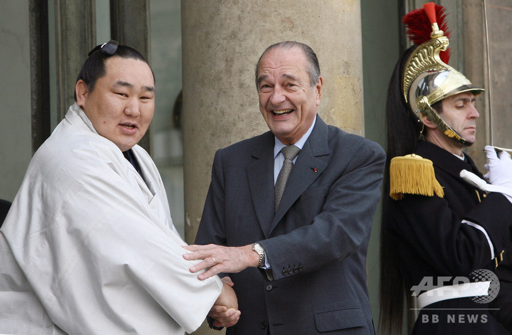 相撲をこよなく愛した日仏友好の懸け橋 ジャック シラク元大統領 写真6枚 国際ニュース Afpbb News