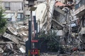 イスラエル軍の空爆を受けたレバノン首都ベイルート南郊地区の様子（2024年10月1日撮影、資料写真）。(c)AFP
