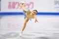 21-22フィギュアスケートグランプリ（GP）シリーズ第2戦、スケート・カナダ、女子シングル・フリースケーティング（FS）。演技に臨む三原舞依（2021年10月30日撮影）。(c)Geoff Robins / AFP