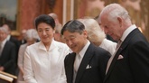 動画：両陛下、英国の歓迎式典に出席 日本ゆかりの品を前に「ワンダフル」