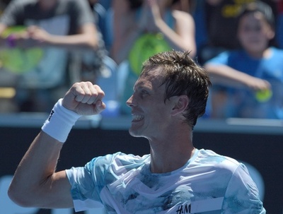 ベルディハ、力強く4回戦へ 全豪オープン