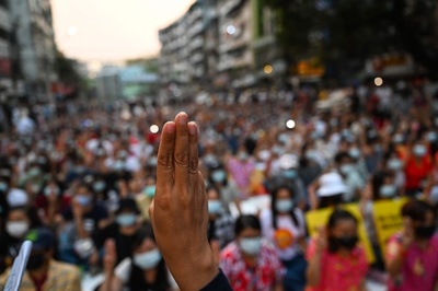 ミャンマー、反軍事政権デモで拘束の628人釈放 刑務所幹部