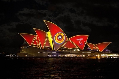 光と音楽の祭典「ビビッド・シドニー」が開幕、オーストラリア