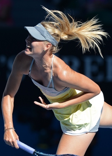 シャラポワが記録破りの快進撃で4強入り、全豪オープン