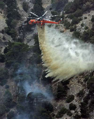 4日にわたり続いたギリシャの森林火災、沈静化へ