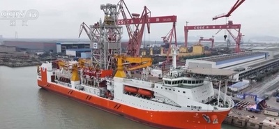 中国初の大洋掘削船「ドリーム号」が年内に引き渡し 