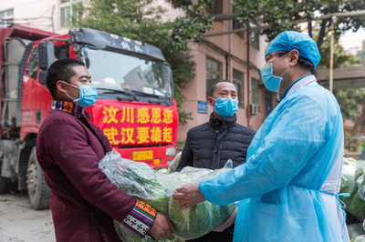 防疫の後方で活躍する人々 中国