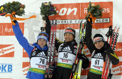 ハウスヴァルト 第2戦で初優勝、バイアスロンW杯