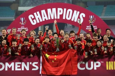 中国、16年ぶり優勝 サッカー女子アジア杯