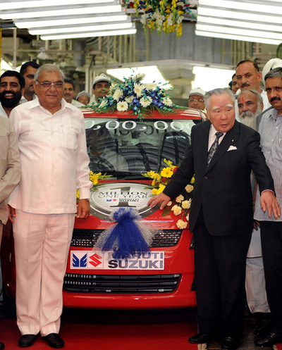 インドのマルチ・スズキ、年間生産台数100万台を達成