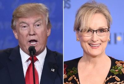 トランプ氏、女優ストリープさんと火花 受賞演説での批判に反撃