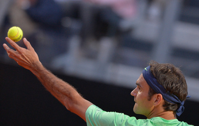 フェデラーがスタラーチェ破り順当に3回戦進出、イタリア国際