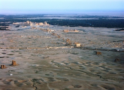 IS、世界遺産パルミラのローマ劇場跡で20人を「処刑」