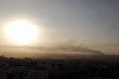 ガザ地区で12時間の停戦発効、パレスチナの死者888人に