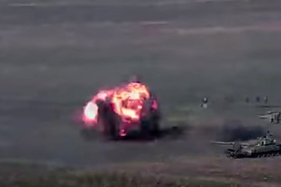 アルメニアとアゼルバイジャン、係争地で軍戦闘