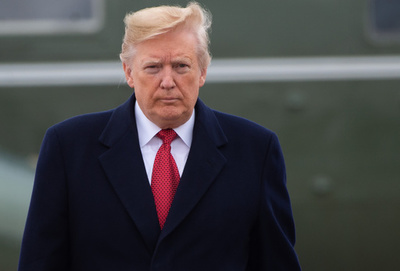 訪仏のトランプ大統領、雨で米戦没者墓地訪問を取りやめ