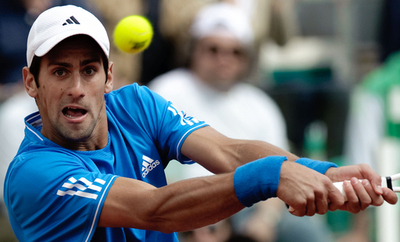 ジョコビッチ ロブレドを下し準々決勝へ、イタリア国際