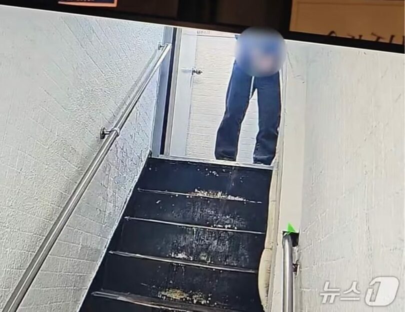 ある業者の監視カメラ映像より(c)news1