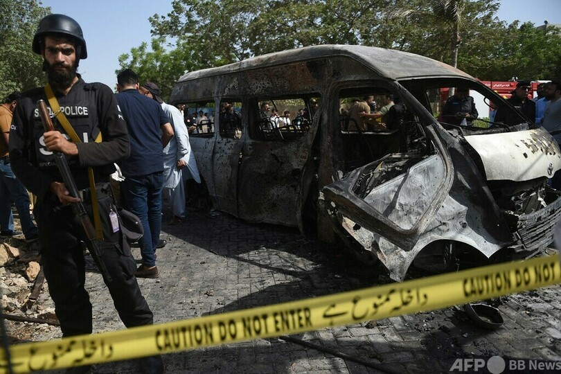 パキスタン南部で自爆攻撃、中国人含め4人死亡 分離独立派が声明