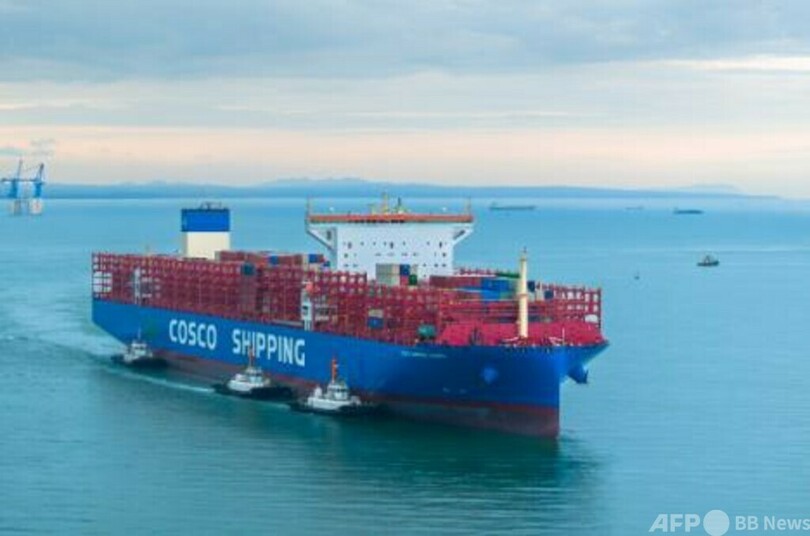 中国初のメタノールデュアル燃料コンテナ船 初の国産グリーンメタノール注入を完了