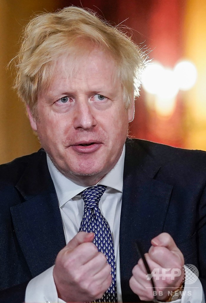 英のコロナ流行「ピーク過ぎた」 ジョンソン首相