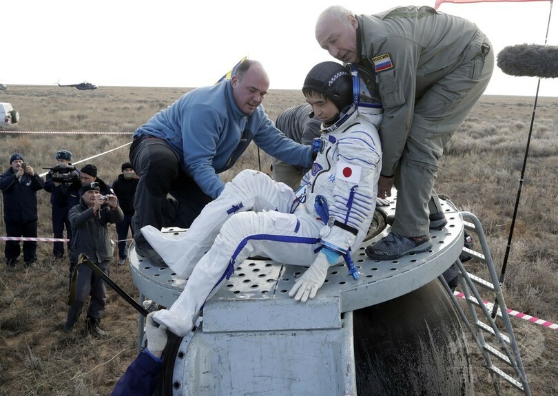 大西さんら宇宙飛行士3人、ISSから無事帰還 115日間の任務終え