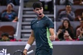テニス、中国オープン、男子シングルス1回戦。ガッツポーズを見せるカルロス・アルカラス（2023年9月29日撮影）。(c)Pedro PARDO / AFP
