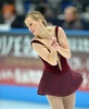 演技に臨むカナダのジョアニー・ロシェット（Joannie Rochette、2013年10月5日撮影）。(c)AFP/KAZUHIRO NOGI