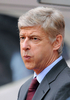 試合開始を待つアーセナルのアーセン・ベンゲル（%%Arsene Wenger%%）監督。（2008年10月4日撮影）(c)AFP/ANDREW YATES