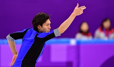 フィギュア団体戦・男子FSで5位の田中